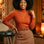 70s Afro Style: Powerful Retro Hair Secrets Revealed showing bold natural afro hairstyle with vintage fashion and confident expression