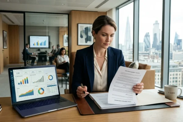 Cristy Garcia Paralegal Miami: Powerful Facts Revealed showing a legal professional reviewing documents in a modern office setting