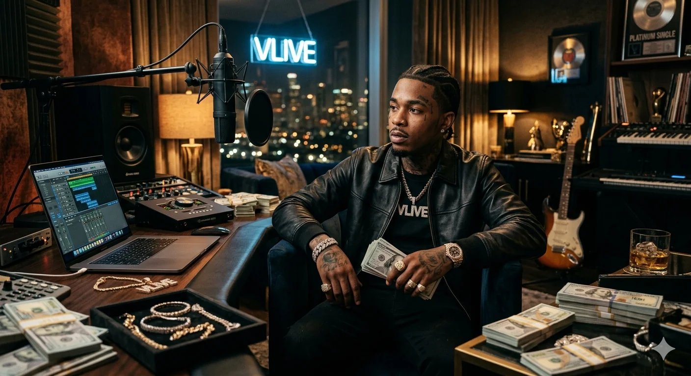 lalo gone brazy net worthlalo Revealed through a visual of a rapper lifestyle with luxury assets and music success elements