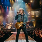 Bob Seger performing live on stage during a concert while fans celebrate his legendary music career and net worth