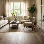 clevelandfloorking.com review showing modern luxury flooring inside a stylish renovated living room interior
