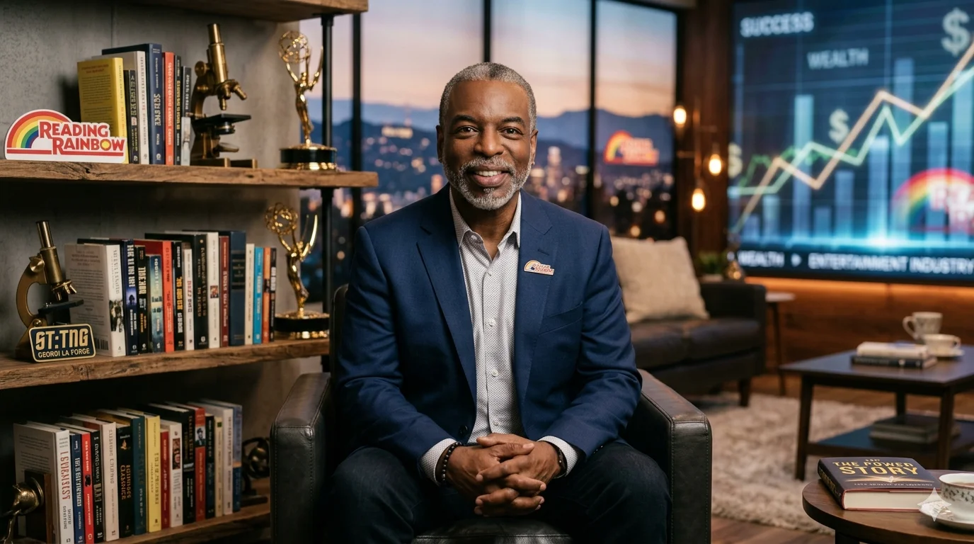 LeVar Burton net worth review showing the actor’s career success, TV legacy, and long-term Hollywood earnings