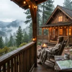 mtlemmonhotel.com travel review showing cozy mountain cabin stay in Mt. Lemmon surrounded by peaceful forest scenery